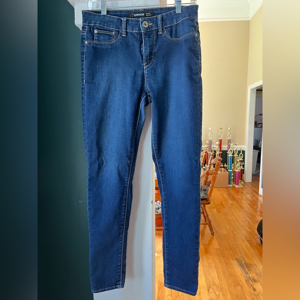 Jordache Dark Blue Women's Super Skinny Jeans